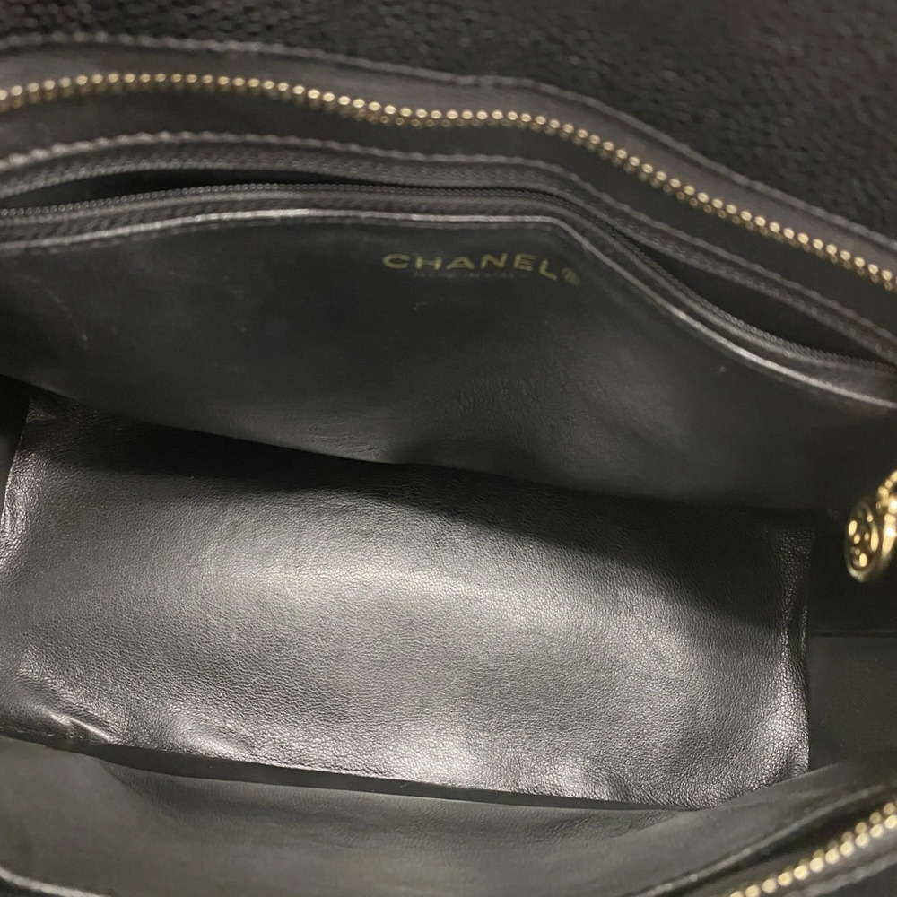 CHANEL Black Caviar Leather Reissue Tote Bag - Picture 4 of 9